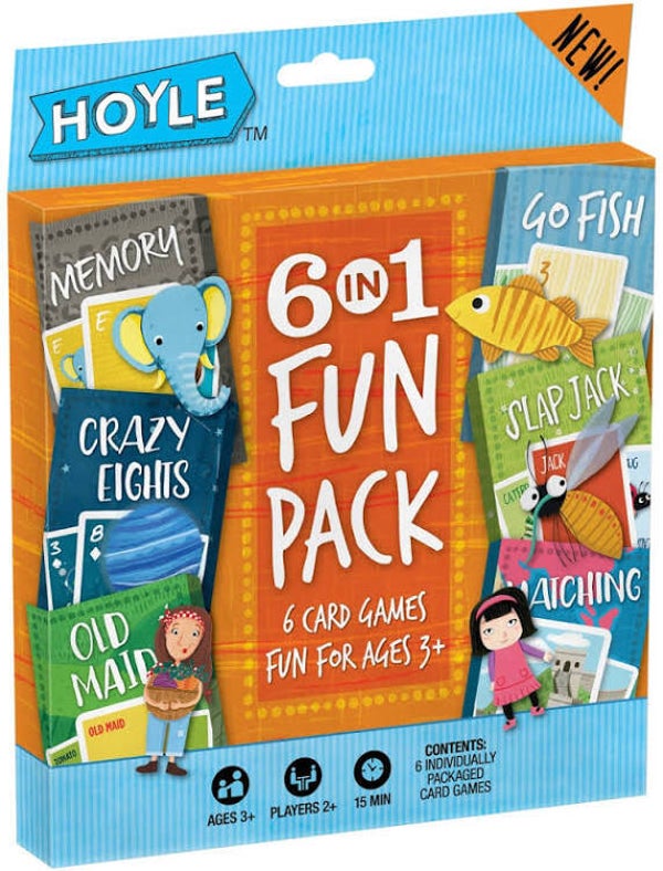 Set of 6 Classic Card Games for Kids