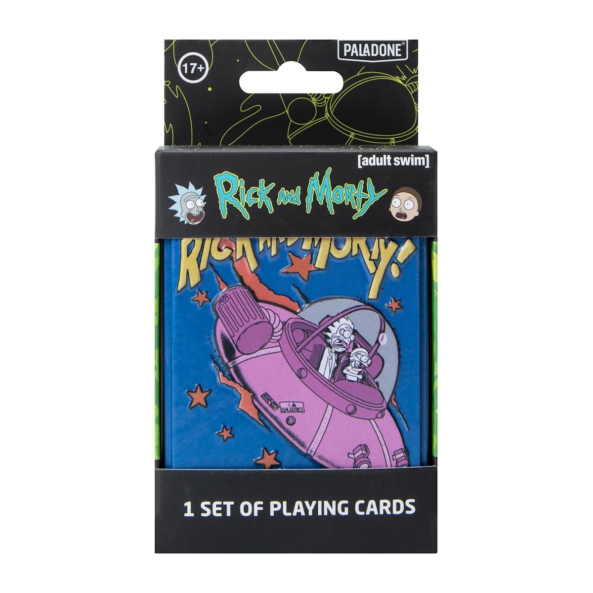 Rick & Morty™ playing cards with storage tin | Learning Made Fun With ...