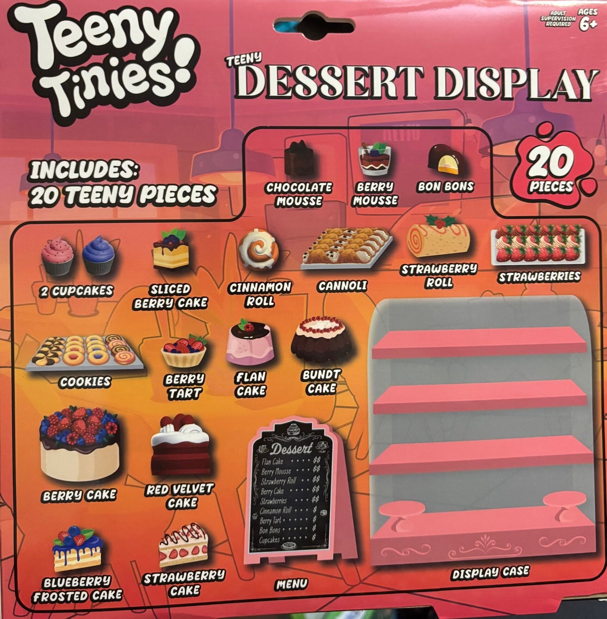 Set De 20 Miniatures Teeny Tinies Fraise Shortcake Boulangerie - Neuf - Collection