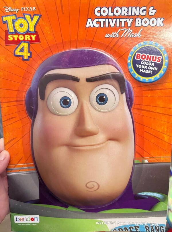 Disney Pixar Toy Story 4 Coloring Activity Book with Mask