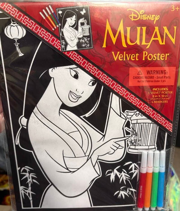 Disney Mulan Velvet Art Poster