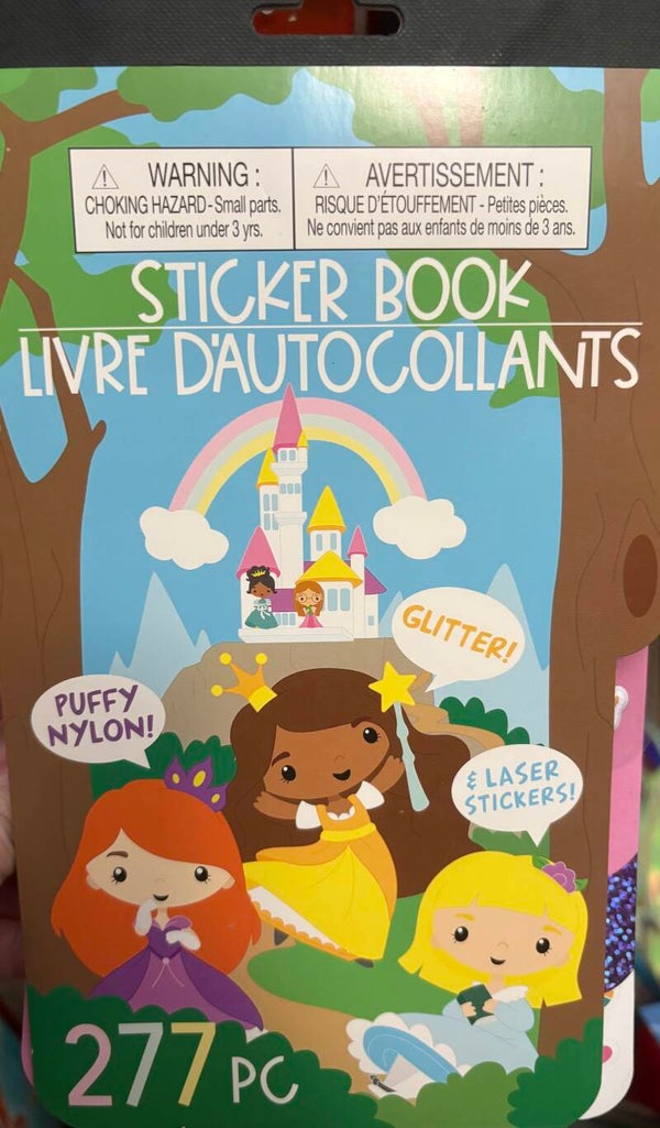Sticker Book of Fairy Tale Princess Stickers