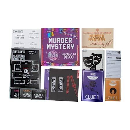 Host Your Own Murder Mystery Game Set - Murder at the Disco