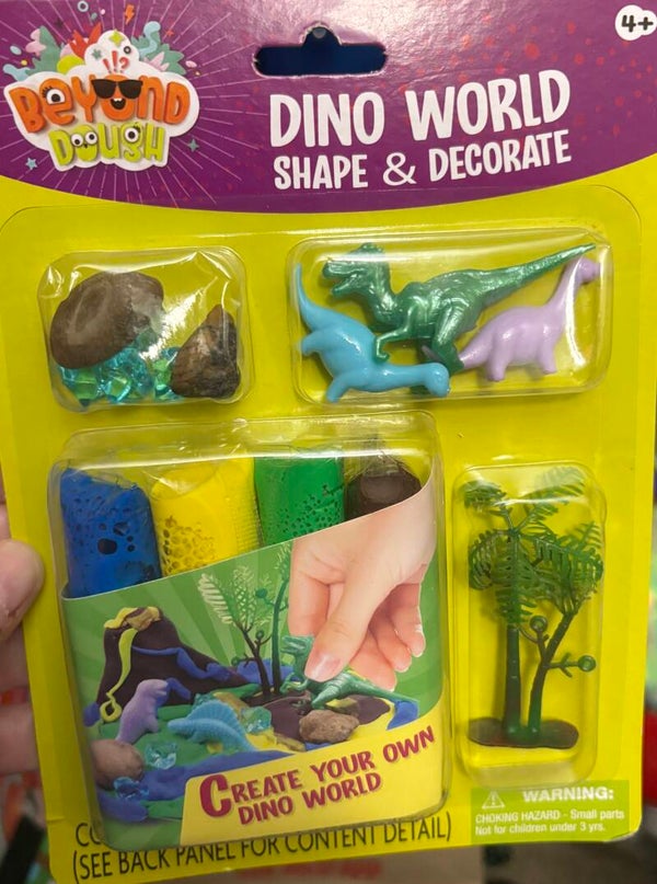Beyond Dough Dino World Shape and Decorate Dinosaurs Craft