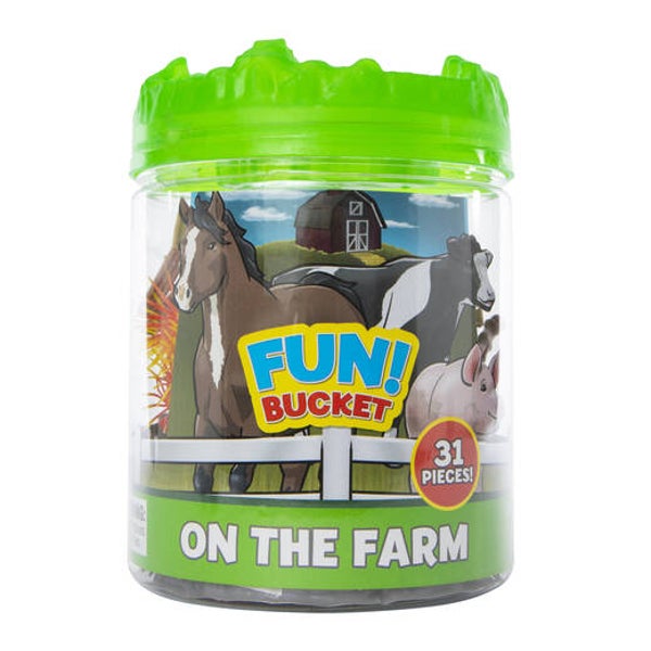 Farm Animals - Fun Bucket Action Figures Playset
