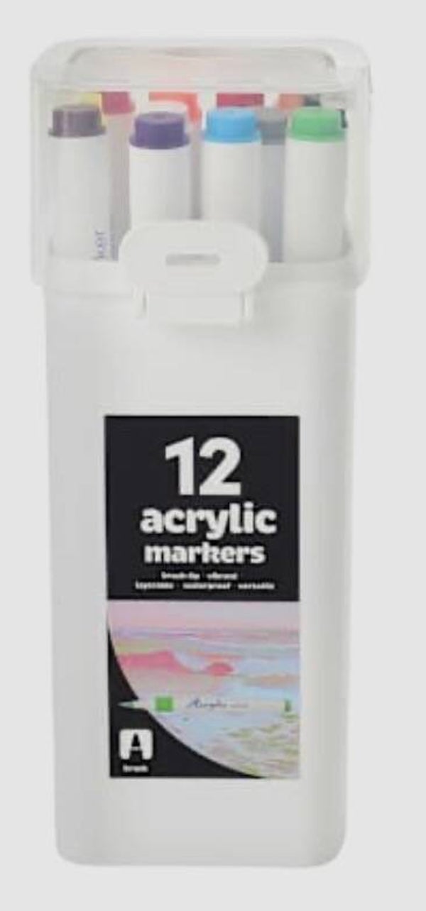 Acrylic Markers (Set of 12)