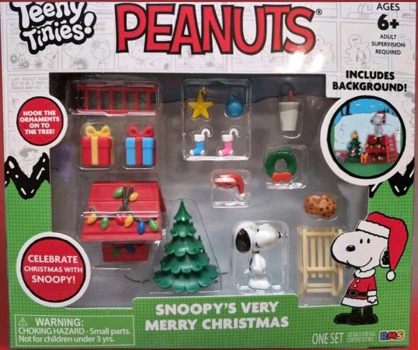 Teeny Tinies - Snoopy’s Very Merry Christmas set  (for Barbie sized dolls)