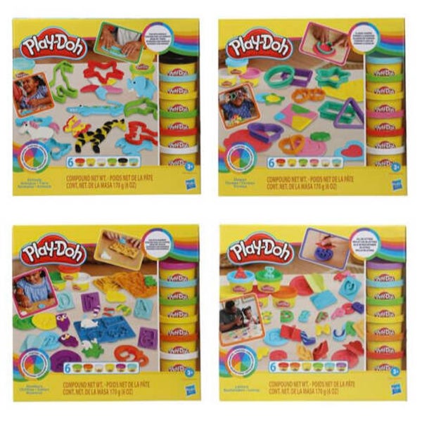 Play-Doh® Starter Set With Tools & 6 Cans (various styles)