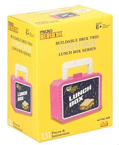 Micro Brix™ Buildable Brix Trio Lunch Box Series | Learning Made
