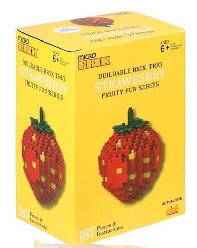 Micro Brix™ Buildable Brix Trio Fruity Fun Series | Learning Made