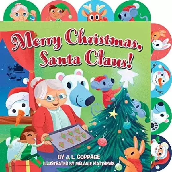 Merry Christmas, Santa Claus! tabbed board book