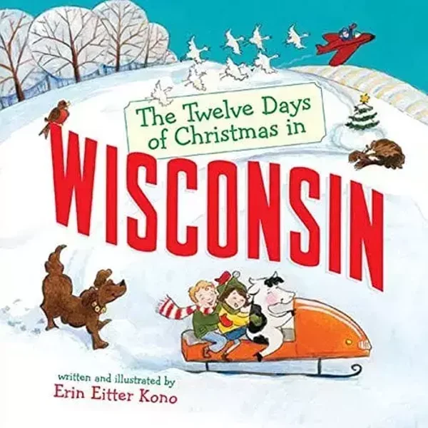 Twelve Days Of Christmas - Wisconsin board book