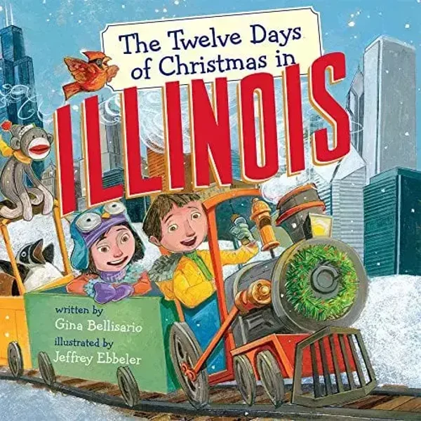 Twelve Days Of Christmas - Illinois board book