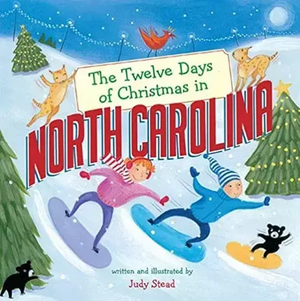 Twelve Days Of Christmas - North Carolina board book