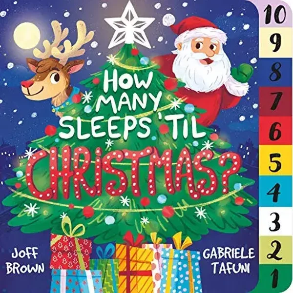 How Many Sleeps 'Til Christmas? tabbed board book