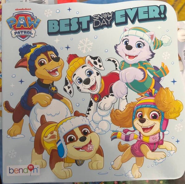 Paw Patrol Best Snow Day Ever board book