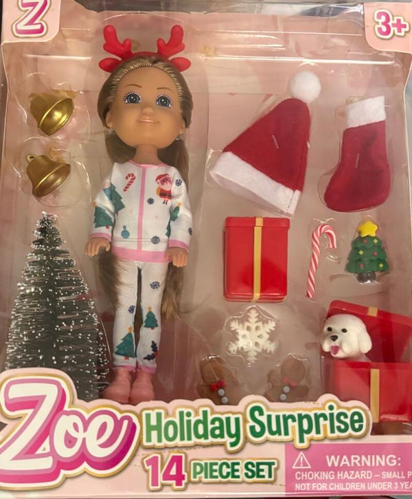 Holiday Surprise Adventure Doll (Zoe - light skin)