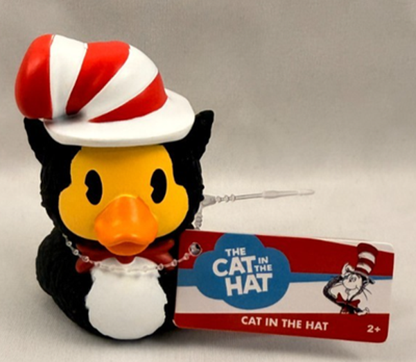 Dr. Seuss Cat in the Hat rubber duck