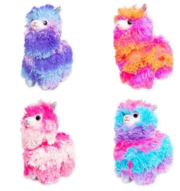 Llama colorful plush toy