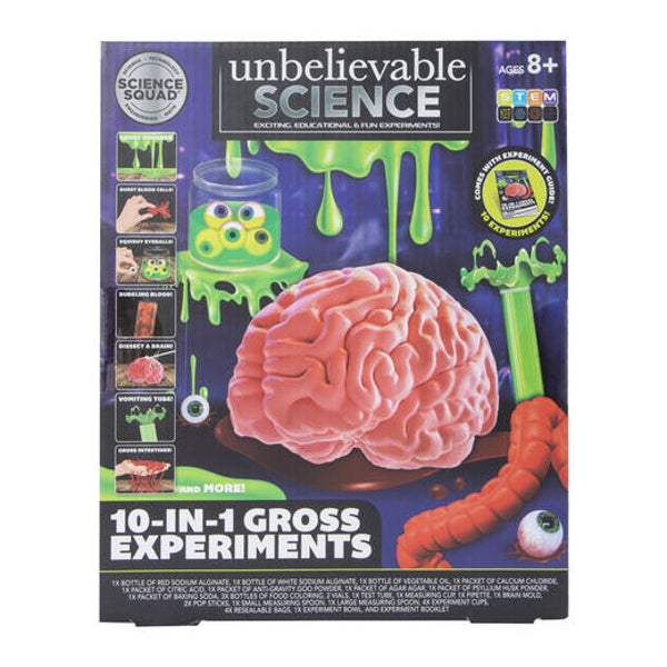 Science Squad® 10-in-1 Gross Experiments Kit