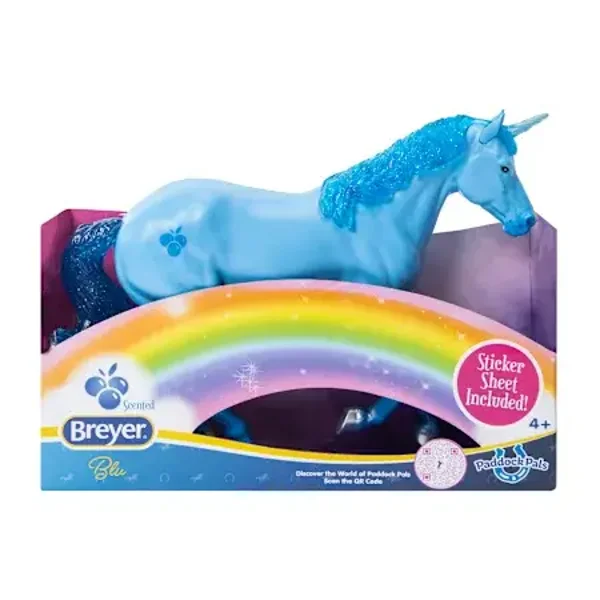 Breyer Toy Unicorn - Scented fruit print series - Blu (blueberry)