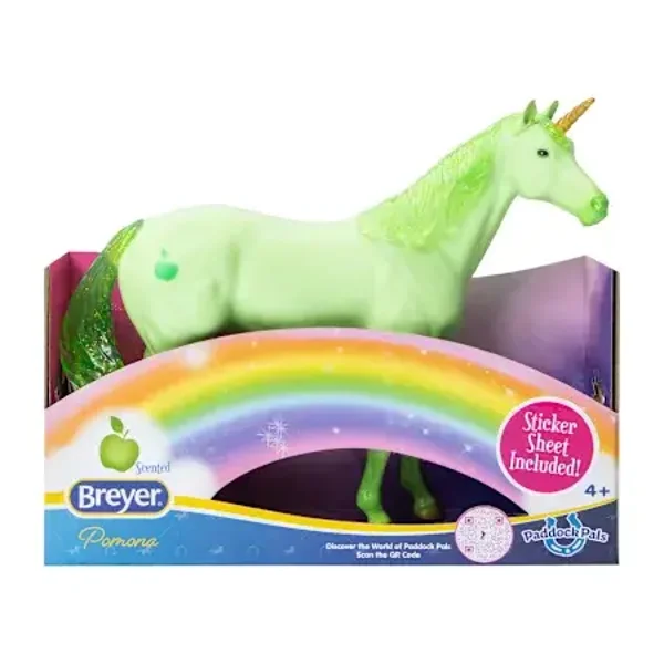 Breyer Toy Unicorn - Scented fruit print series - Pomona (apple)