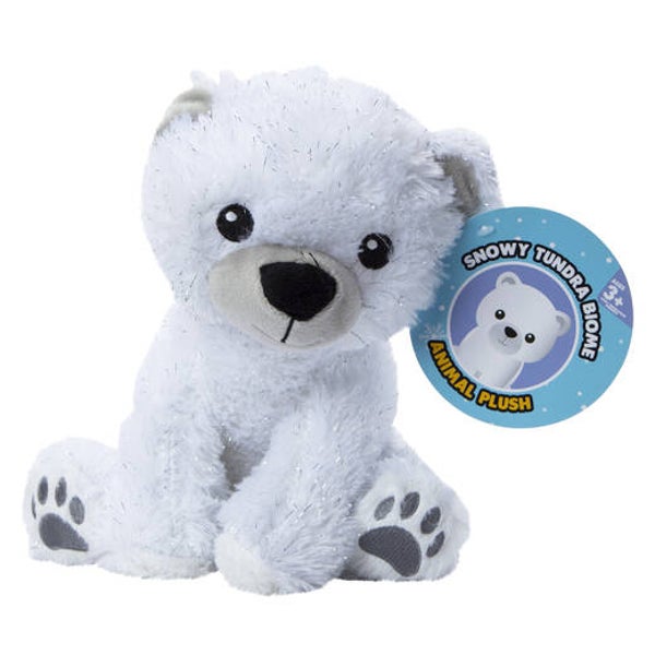 Ploofs™ Snowy Tundra Biome - Polar Bear Plush Toy
