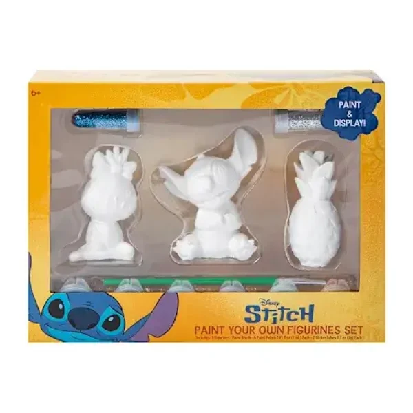 Disney Stitch Paint Your Own Figurines Set