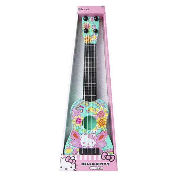 Ukulele Toy - Hello Kitty with flowers