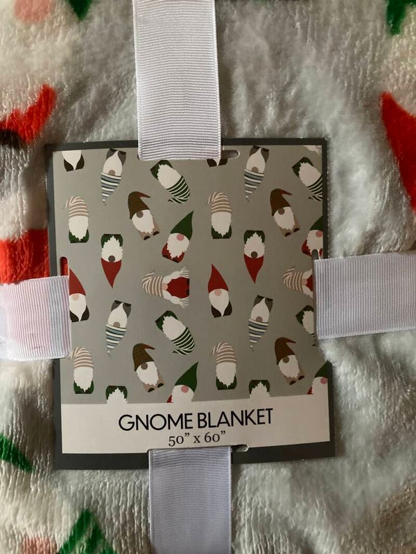 Plush Throw Blanket - Gnomes