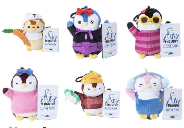 Pudgy Penguins™ Clip-On plush toys