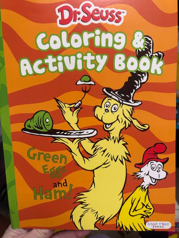 Dr. Seuss Coloring Activity Coloring Book - Green Eggs and Han