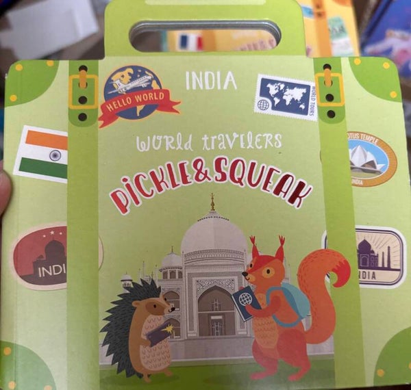 Hello World World Travelers Pickle and Squeak India book