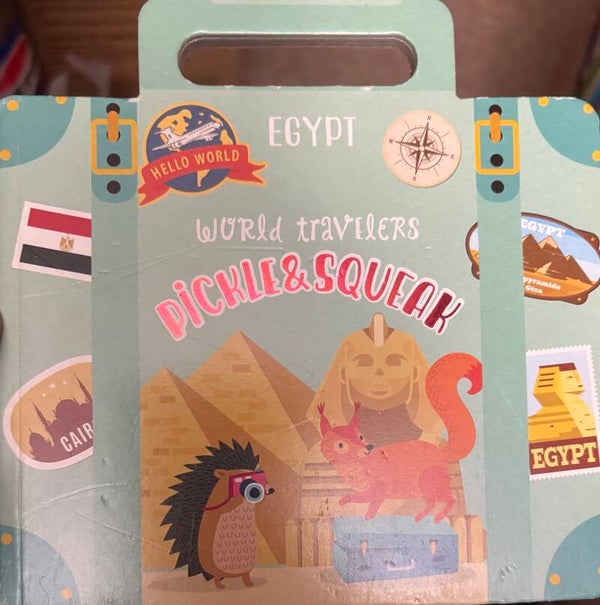 Hello World World Travelers Pickle and Squeak Egypt book