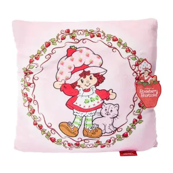 Strawberry Shortcake™ - Custard Kitty throw pillow