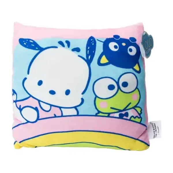 sanrio® Hello Kitty & Friends - Pochacco, Keroppi & Chococat throw pillow