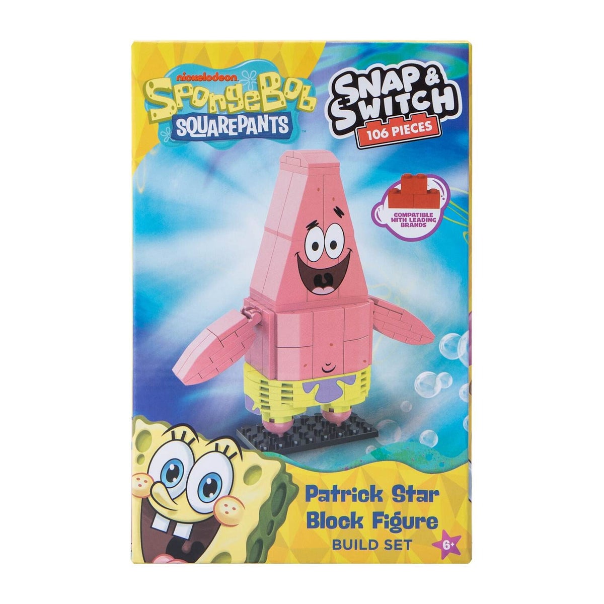 SpongeBob Squarepants Character Block Figure Build Set - Patrick Star ...