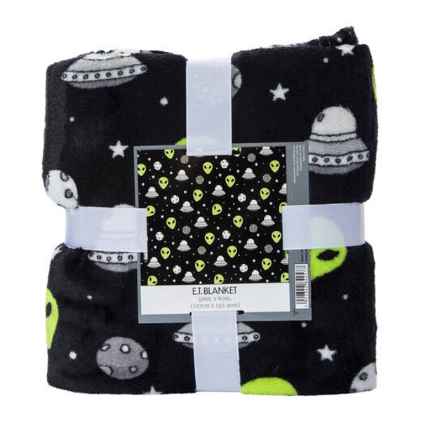 Plush Throw Blanket - Aliens