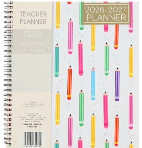 Weekly Planner for Teachers - 26/27 School Year