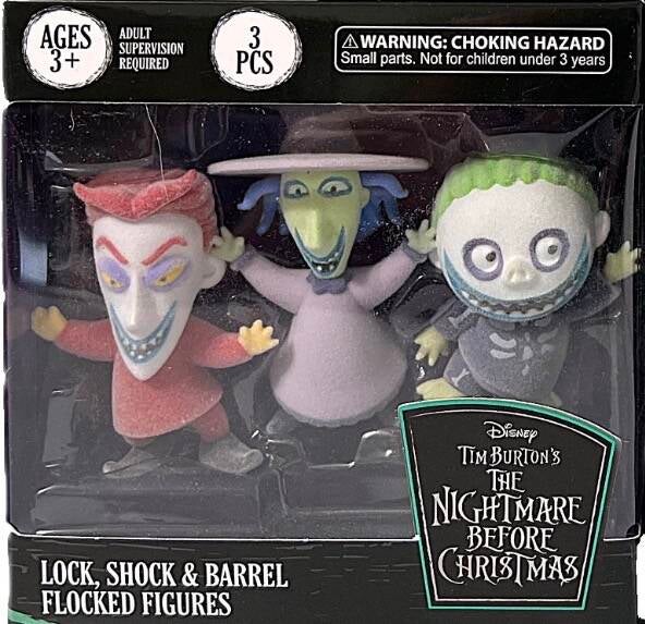 Disney Tim Burton's The Nightmare Before Christmas Flocked Figure