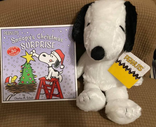 Peanuts: Snoopy’s Christmas Surprise Book & Buddy Combo