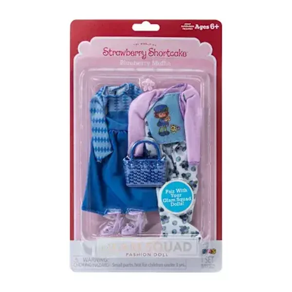 Strawberry Shortcake™ Glam Squad Fashion Doll Outfit Set - Blueberry Muffin