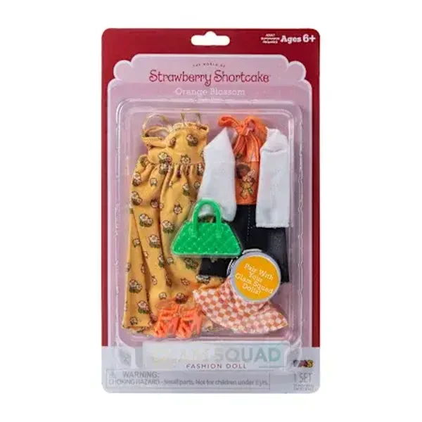 Strawberry Shortcake™ Glam Squad Fashion Doll Outfit Set - Orange Blossom