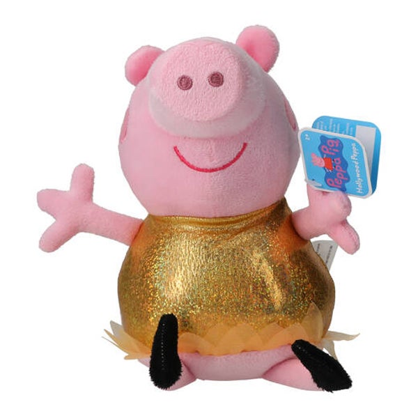 Peppa Pig plush toy - gold dress