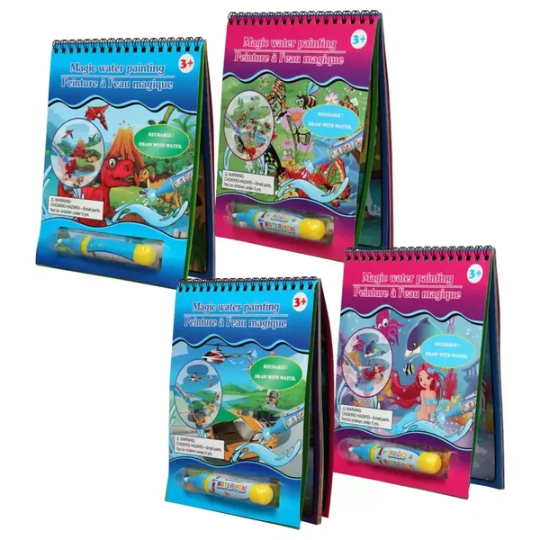 Magic Water Painting books - reusable!