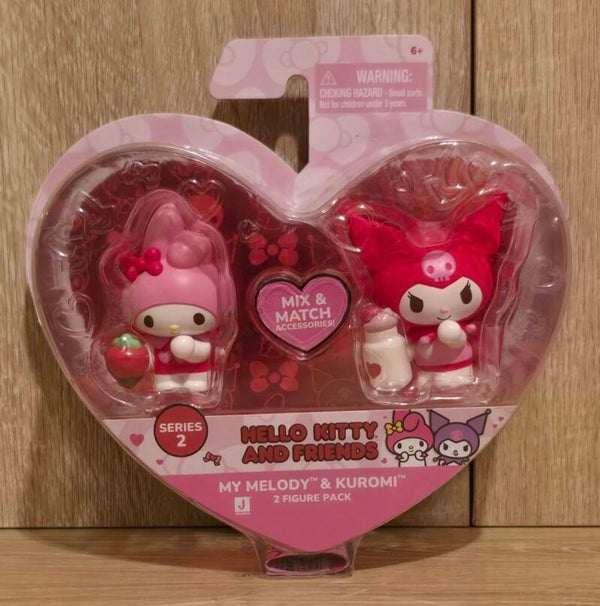 Sanrio Hello Kitty and Friends Perfect Pairs Figure Set - Kuromi and My Melody