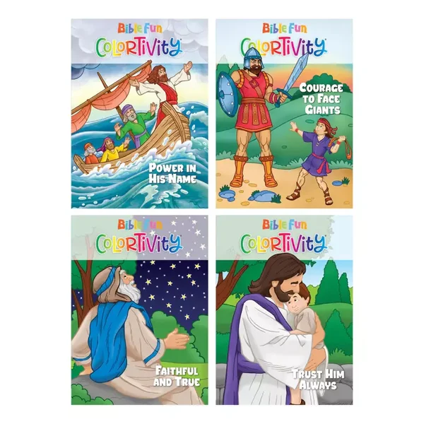 Bible Story & Heroes Themed coloring & activity books