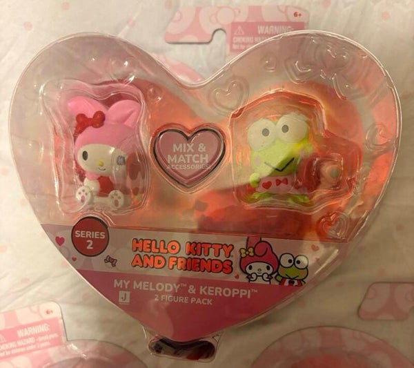 Sanrio Hello Kitty and Friends Perfect Pairs Figure Set - Keroppi and My Melody