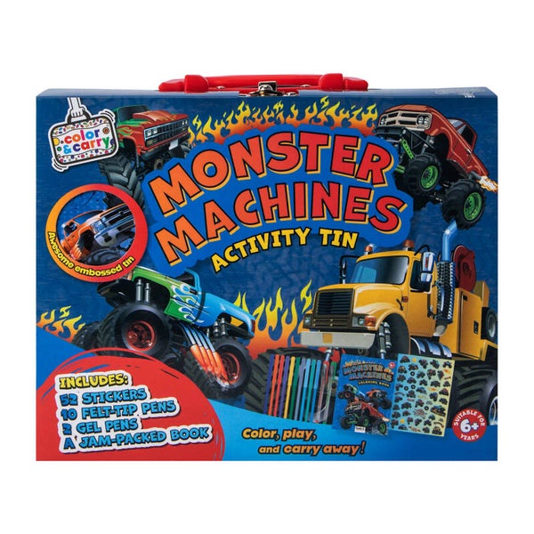 Color & Carry® Monster Machines Activity Tin Set