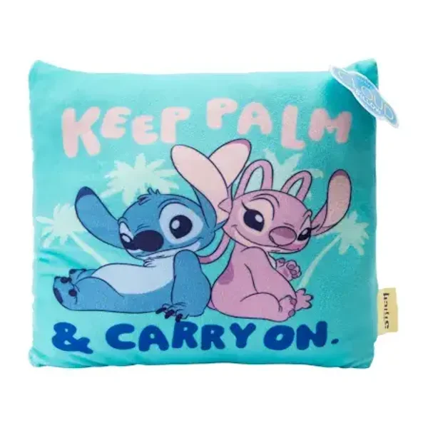 Disney Stitch & Angel Travel Cloud Pillow